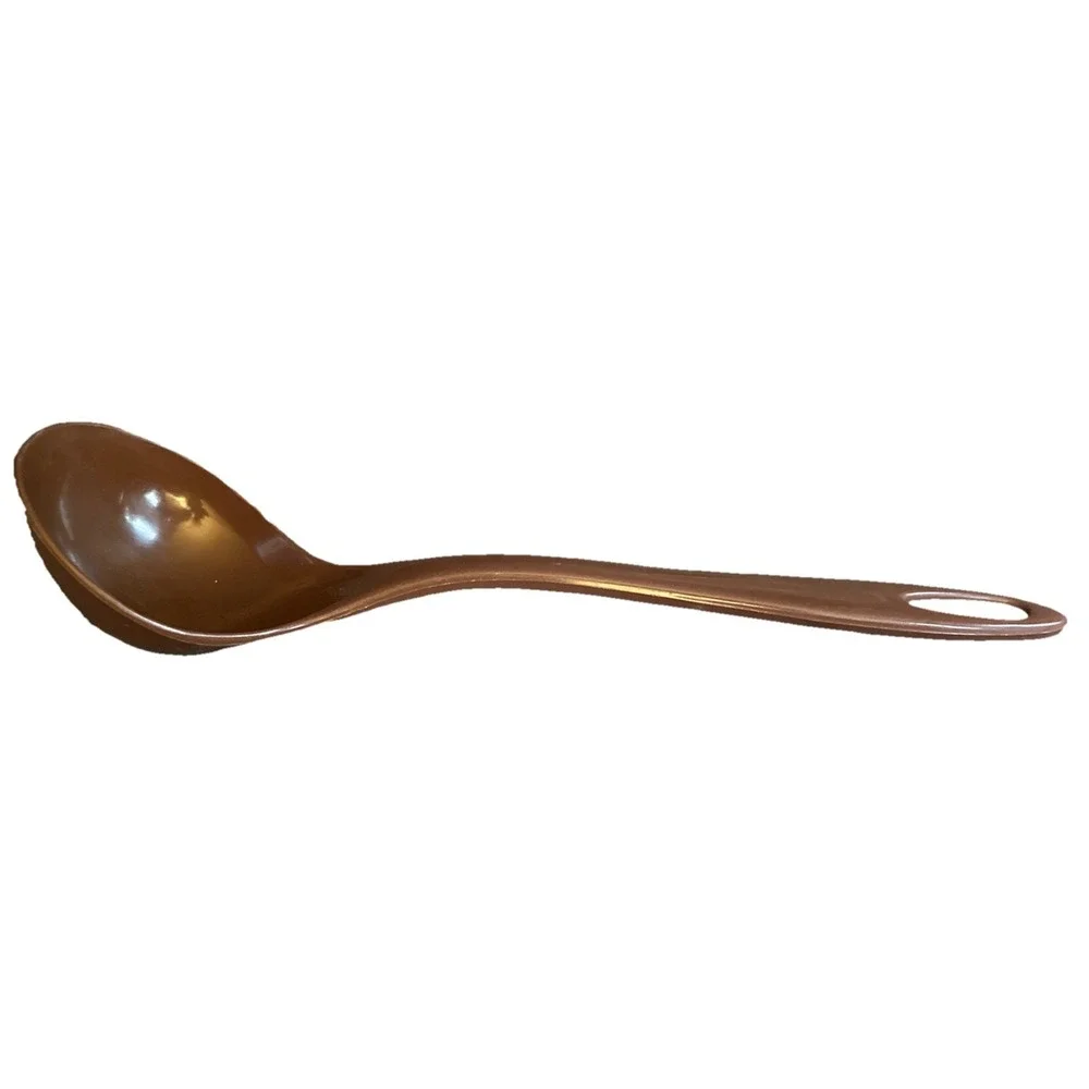 Vtg Ensar Corp Brown SOUP LADLE Nylon Serving‎ Utensil USA 12
